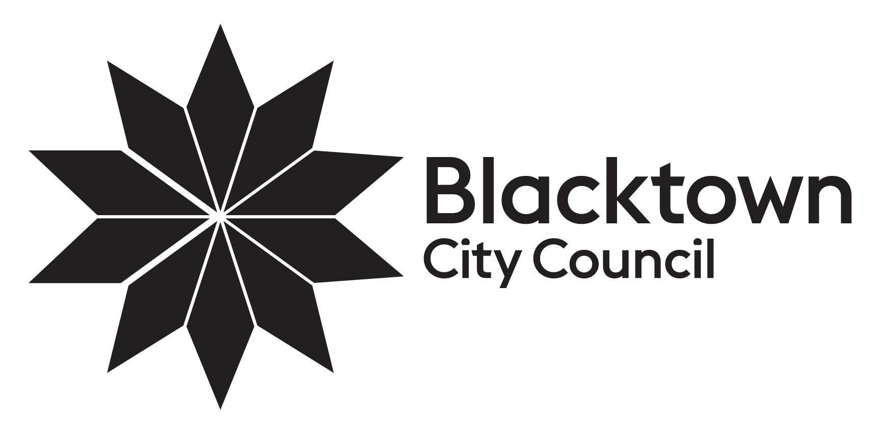 Blacktown City Council logo mono